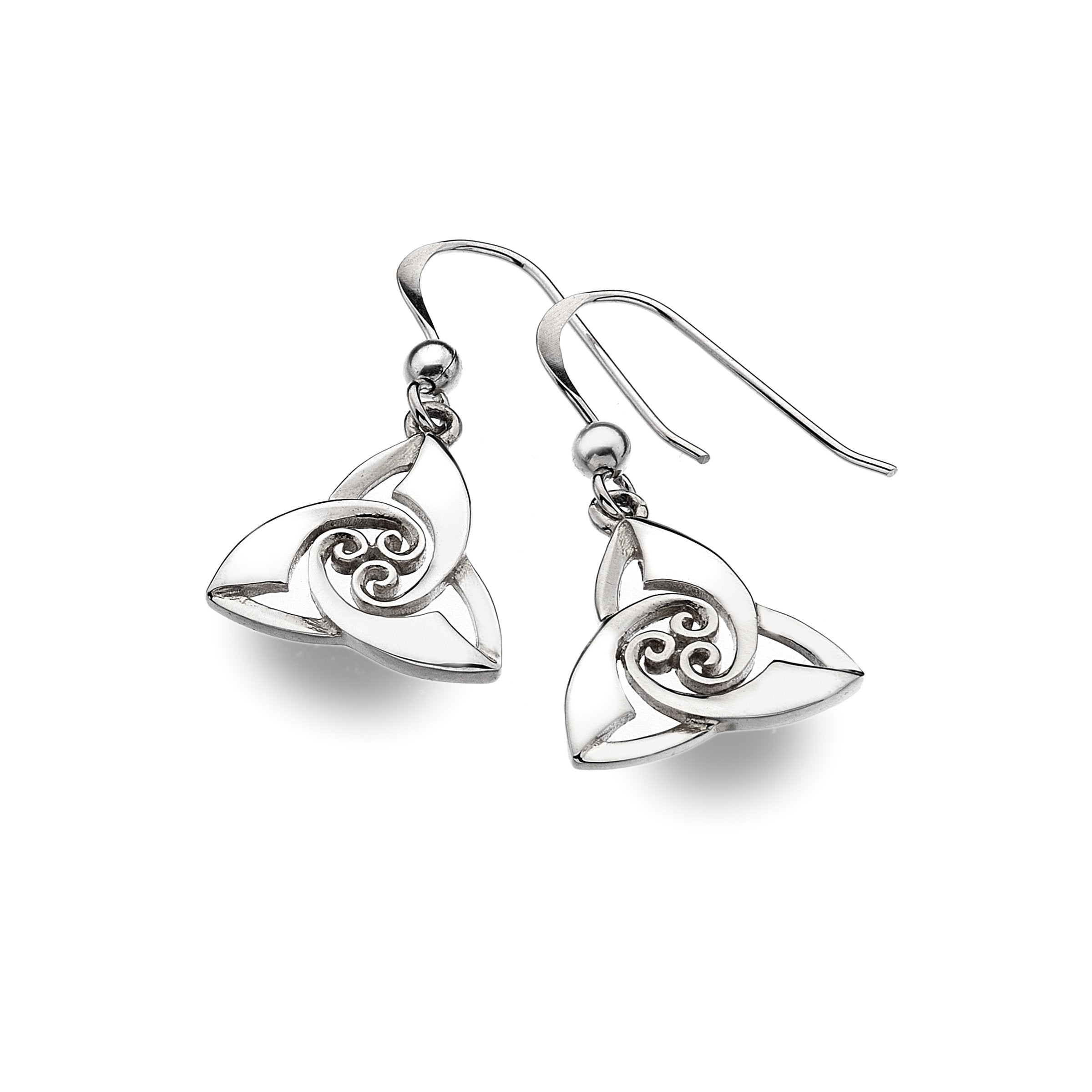 Trinity Spiral Earrings